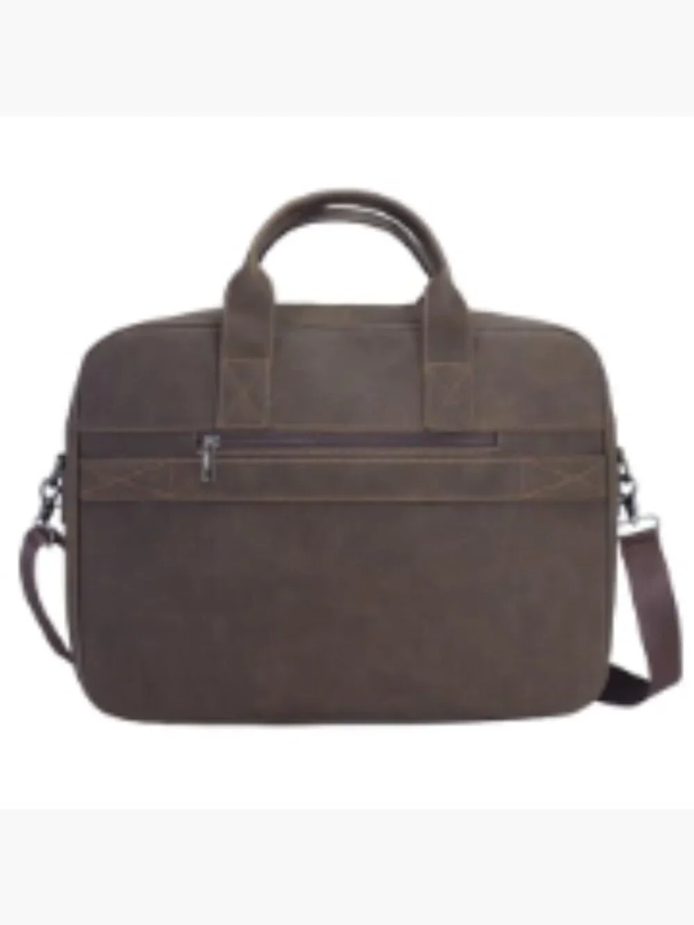 Vintage Faux Leather Laptop Messenger Bag Briefcase 15.6
